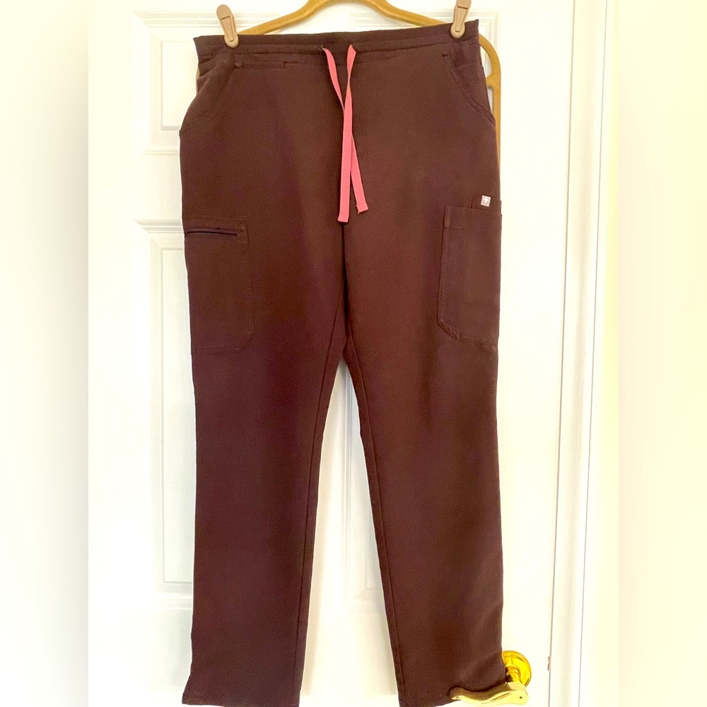 Figs scrub pants. Espresso *Limited Edition*.  Medium.